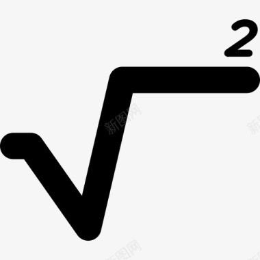 平方根数学符号符号数学符号图标图标
