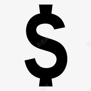 美元符号支付货币图标图标