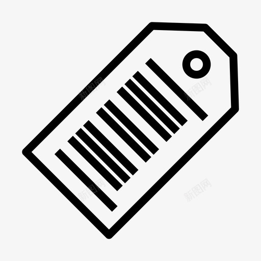 条形码标签机票购物图标svg_新图网 https://ixintu.com upc 付款 价格代码 扫描 折扣 机票 条形码标签 货币和金融 购买 购物