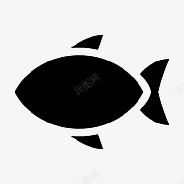 鱼动物鳕鱼图标图标