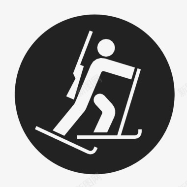 滑雪已售出下雪图标图标