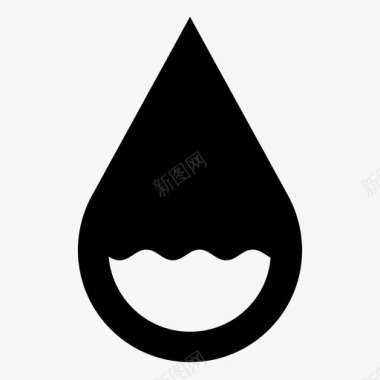 水滴出售石油图标图标