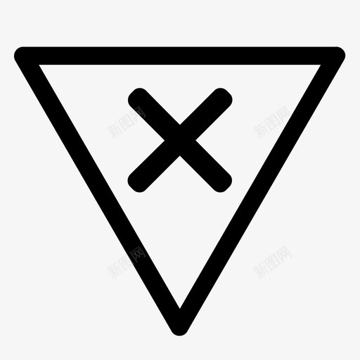 x十字和x标记图标svg_新图网 https://ixintu.com x 十字和x标记