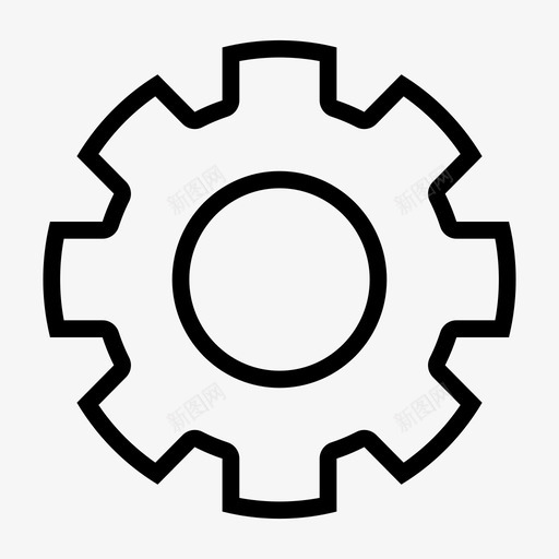 齿轮标志设置轮子图标svg_新图网 https://ixintu.com 工程 更多 标志 标记 设置轮子 选项 附加 高 齿轮