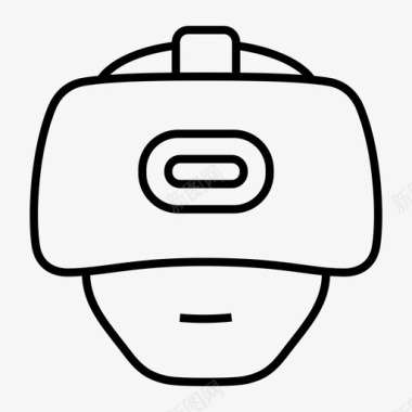 虚拟现实护目镜未来游戏图标图标
