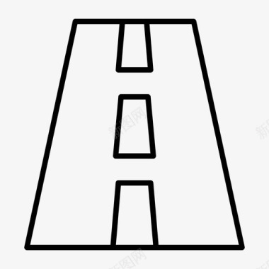街道高速公路小径图标图标