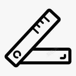 米尺尺寸比例尺图标图标