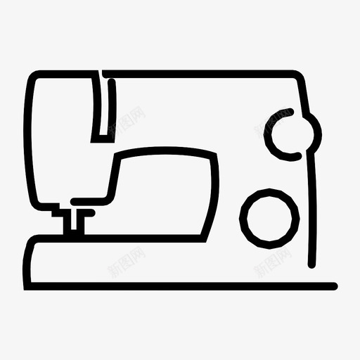 采购产品缝纫机缝纫机刺绣图标svg_新图网 https://ixintu.com 修补 做衣服 刺绣 时装 缝纫 缝纫机 裁缝 采购产品缝纫机