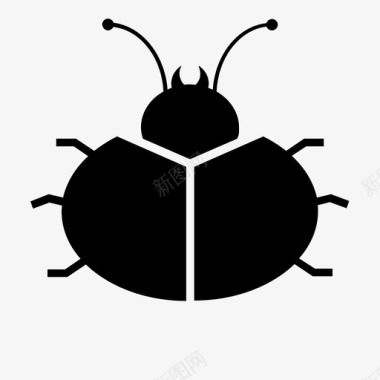 甲壳虫虫子收集图标图标