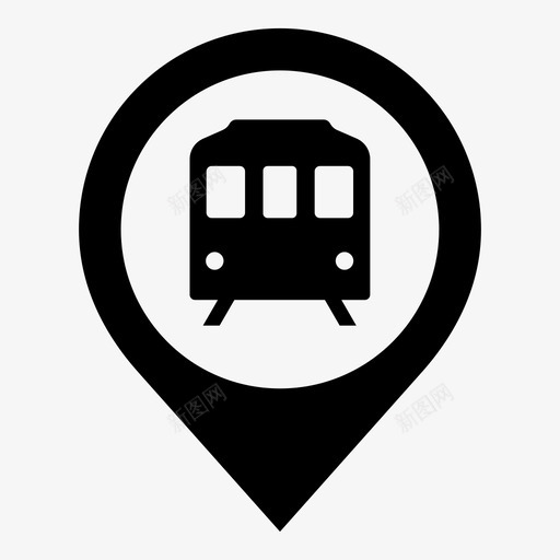 地铁地下多功能图标svg_新图网 https://ixintu.com 位置 地下 地图标记 地铁 地铁列车 多功能 忽略 指示 标记 联合 运输