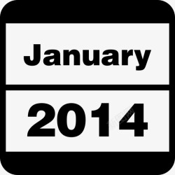 日历20142014年1月关于日历工具和用具日历图标高清图片