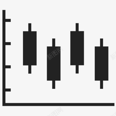蜡烛图股票软件图标图标