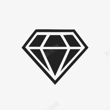 钻石宝石装饰品图标图标