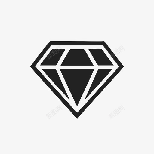 钻石宝石装饰品图标svg_新图网 https://ixintu.com 宝石 宝藏 昂贵 珠宝 碳 装饰品 辉煌 钻石 非洲