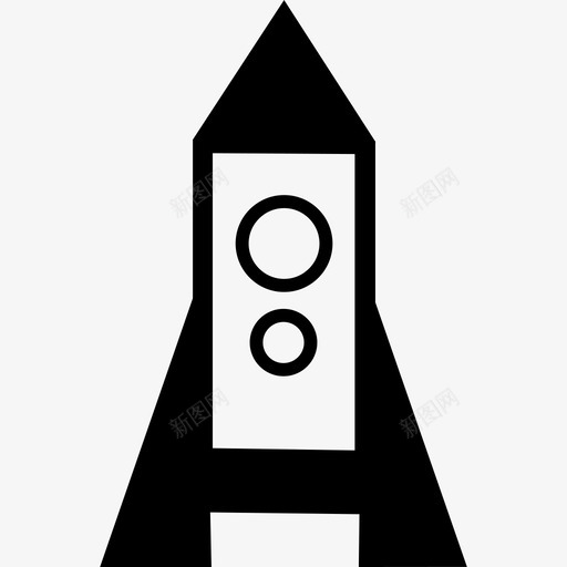 火箭飞船交通工具科学偶像图标svg_新图网 https://ixintu.com 交通工具 火箭飞船 科学偶像