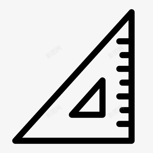 直尺三角形学校图标svg_新图网 https://ixintu.com 三角尺 三角形 中型 公制 制图 地理条目 学校 工程师 比例尺 测量 直尺 罗盘