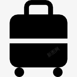 可以随身带行李旅行手提箱图标高清图片