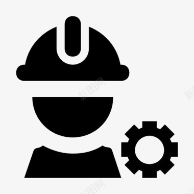 工人建筑材料标图标图标