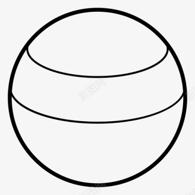 球形段3d绘图图标图标