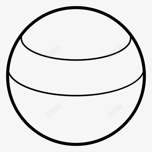 球形段3d绘图图标svg_新图网 https://ixintu.com 3d 图像 圆形 形状 技术图纸 球形段 绘图