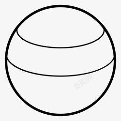 金装3段球形段3d绘图图标高清图片