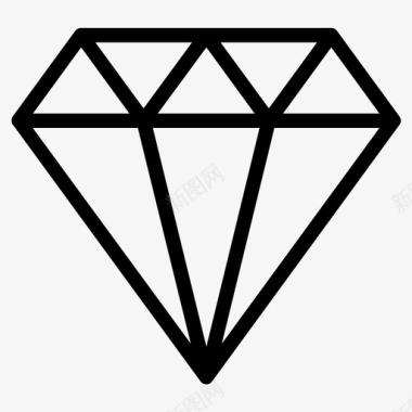 钻石独家昂贵图标图标