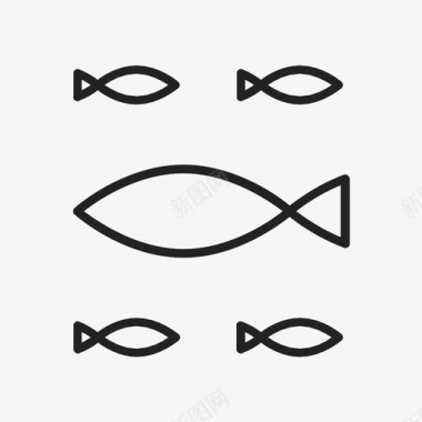 独立挑战者鱼图标图标