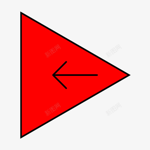 左箭头返回左转图标svg_新图网 https://ixintu.com 向左箭头 左箭头 左箭头返回左转 左转 指向 方向 旅行 路径 返回