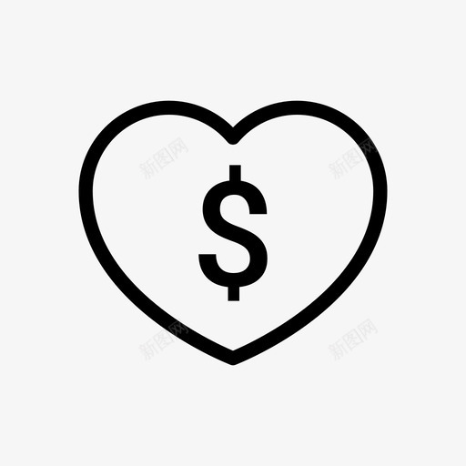 捐款妓女不图标svg_新图网 https://ixintu.com 不 出售 大胆 妓女 心脏 持有 捐款 金钱和金融 金钱援助 钱 黄金