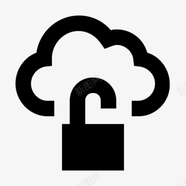 云安全保护隐私代码图标图标