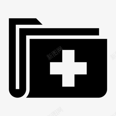 医疗文件夹注册表记录图标图标
