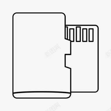 microsd卡存储设备small图标图标