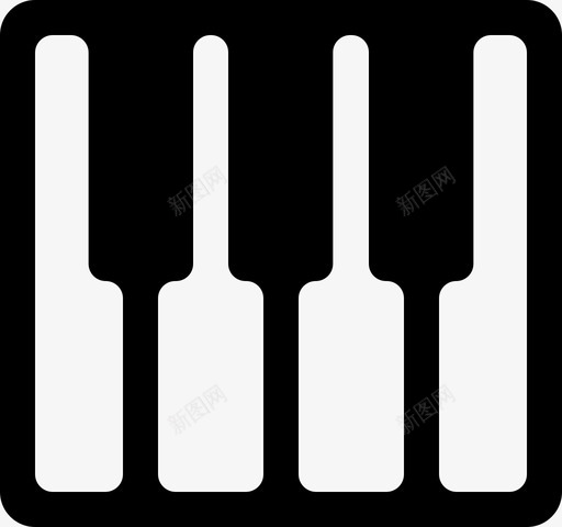 钢琴乐器琴键图标svg_新图网 https://ixintu.com 乐器 演奏 琴键 钢琴 钢琴键 阅读 音乐 音符