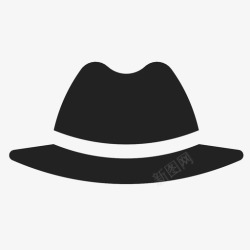 衣冠楚楚帽子报纸记者图标高清图片