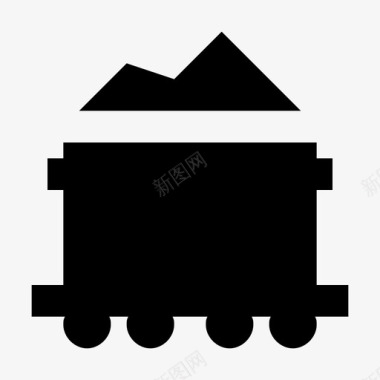 矿车建筑材料标图标图标
