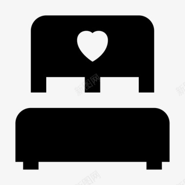 床爱和浪漫的材料标图标图标