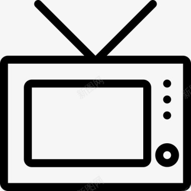 电视娱乐小工具图标图标