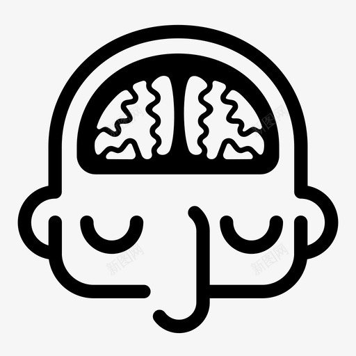 天才大脑思考开放图标svg_新图网 https://ixintu.com 分析 占星术 大脑和思维 天才大脑 头脑风暴 开放 思考 想法 数据 运输