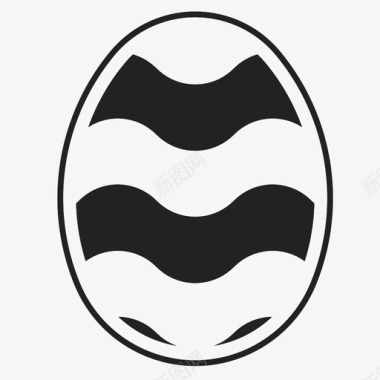 复活节彩蛋游戏绘画图标图标