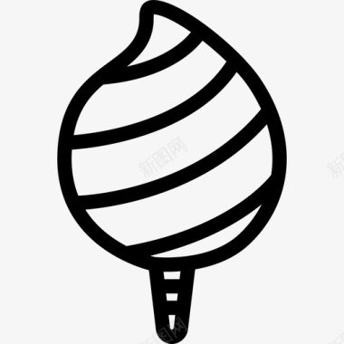 棉花糖拉丝甜品店图标图标