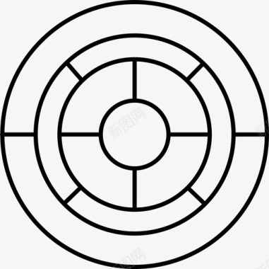 圆形序列饼图图标图标