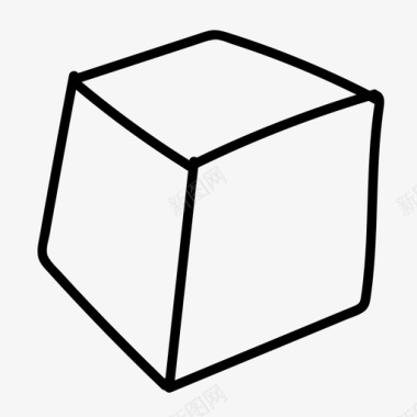 立方体三维绘图图标图标