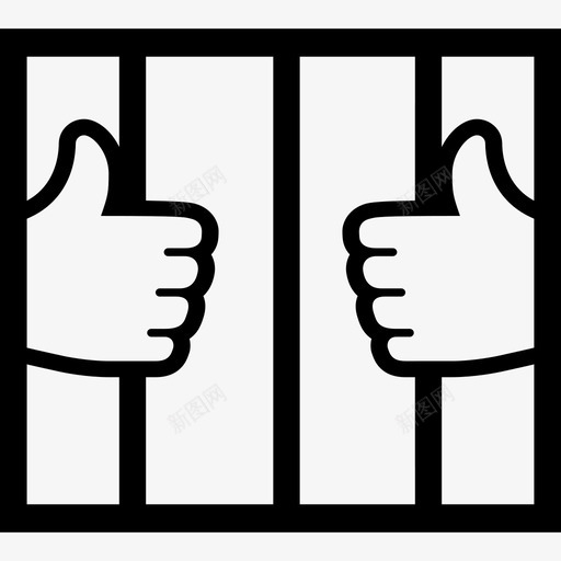 监狱里的人的手肮脏的偶像图标svg_新图网 https://ixintu.com 监狱里的人的手 肮脏的偶像