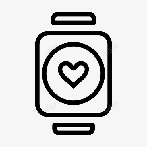 智能手表不爱图标svg_新图网 https://ixintu.com applewatch bold gold hold iwatch 不 已售出 智能手表 爱