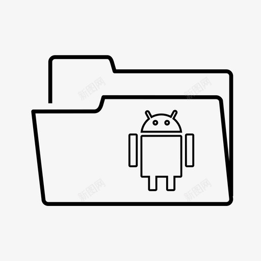 android文件夹收集文件夹来组织文件图标svg_新图网 https://ixintu.com android文件夹 收集文件夹来组织文件