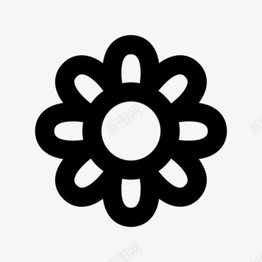 花芳香花瓣图标图标