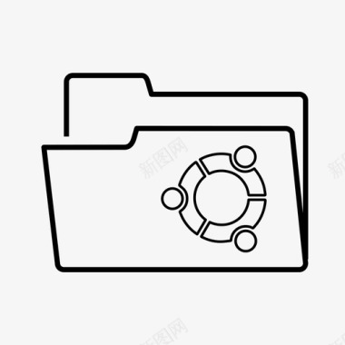 ubuntu文件夹收集文件夹来组织文件图标图标