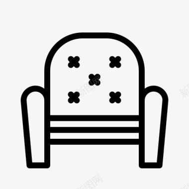 座椅凳子沙发图标图标