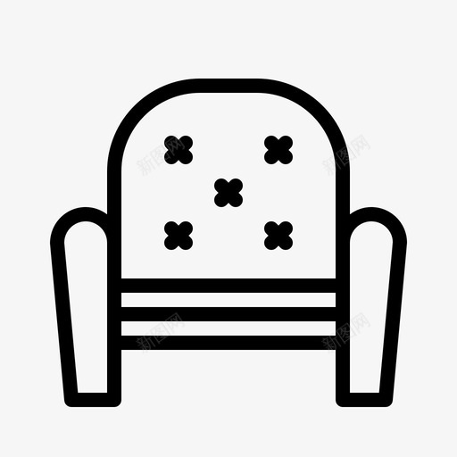 座椅凳子沙发图标svg_新图网 https://ixintu.com 凳子 剧院 家具 座椅 材料 椅子 沙发 电影 电影院
