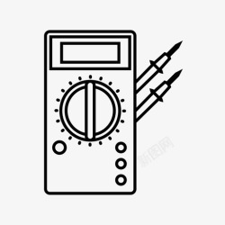 电测试电压表电动powershot图标高清图片
